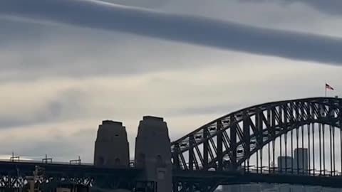 Mysterious cloud formations over Sydney