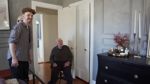 My 84 Year Old Landlord REACTS to my Apartment Makeover