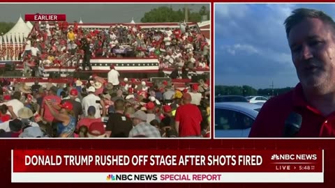 Witness Testimony of Trump Rally Attendee Shot and killed