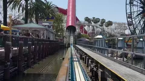 Awesome roller coaster pov!