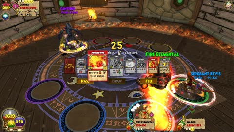 Wizard101 Battle with Ginther in Avalon
