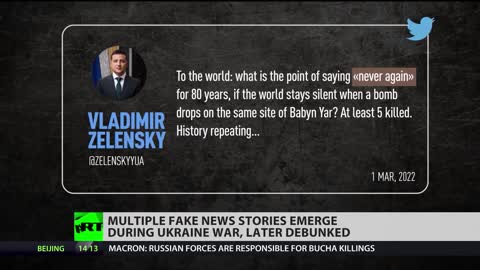 Le fake news emergono durante la crisi ucraina solo per essere smentite in seguito.La crisi in Ucraina ha provocato un flusso senza precedenti di notizie false(dei media occidentali di regime sionista,ndr), che alla fine sono state smentite.
