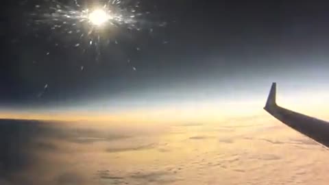 WATCH: This is what a total eclipse looks like from an airplane