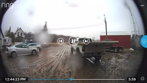 Daughter Runs Headfirst into Sled Deck