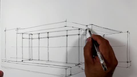 Draw The Side Of The Building