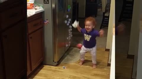 What happens when baby opens the fridge|Cutest babies ever!|