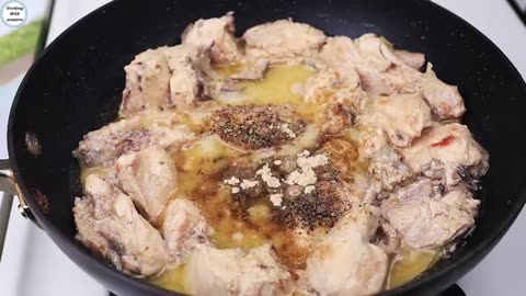 White chicken karahi