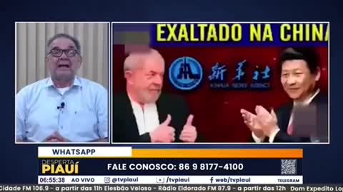 Lula afirma intenção de implementar o mesmo tipo de governo chines no Brasil