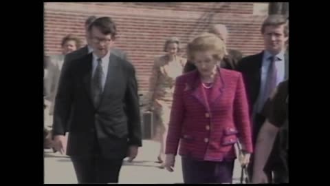 April 7, 1992 - WTHI Raw Footage of Margaret Thatcher at DePauw University