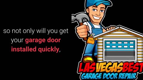 Professional New Garage Door Fix & Installation Service Las Vegas