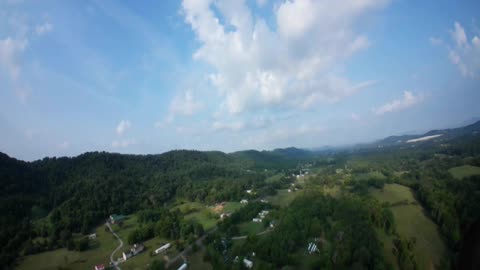 Low level box at the end to finish a smoky mountain flight