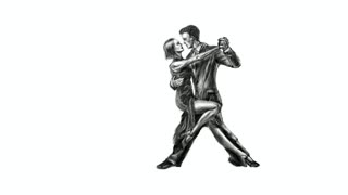 Argentine Tango time-lapse art (No. 320)