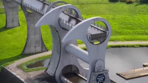 The Falkirk Wheel in Scotland