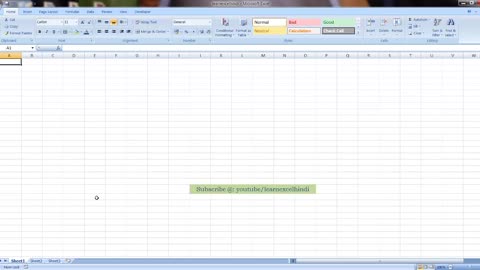 How to Change number of sheets in Excel