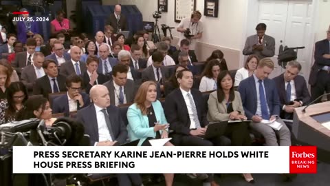 Reporter Continues To Grill Karine Jean-Pierre On Bidens Motivation Behind Leaving The Race