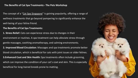 The Benefits of Cat Spa Treatments:- The Pets Workshop