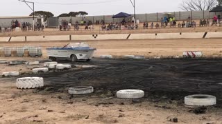 Boat Tears up the Burnout Pad