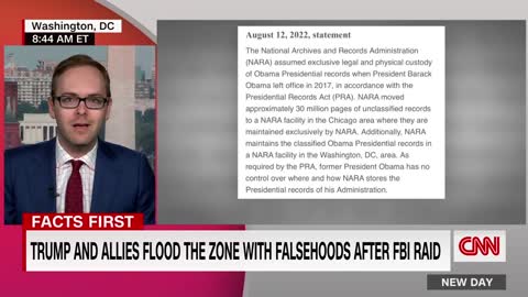 Breaking News || Trump and his allies flood airwaves with falsehoods after FBI search