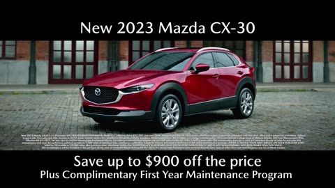 Affordable Luxury Savings on CX-30 including first year maintenance