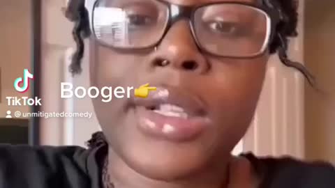 Girl with booger says she doesn’t like white people