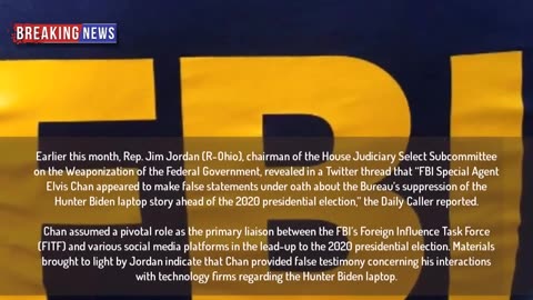 HUGE! Jordan Puts Biden, Garland On Notice After Major Find Involving FBI Agent