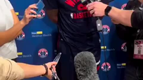 Bradley Beal post Training Camp interview day 1. @washwizards