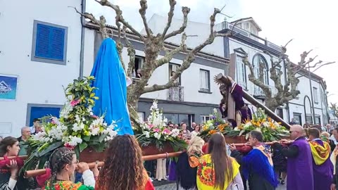 Procissão do Senhor dos Passos, Vila de Rabo de Peixe, São Miguel Açores Portugal - 17.03.2024