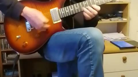 playing guitar