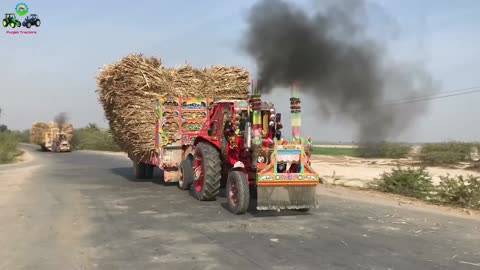 Tractor Top Performance Video Belarus 510 Crossing Bridge