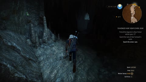 Witcher 3 - Scavenger Hunt Bear School Gear (Diagram Location in Sirens Cave)