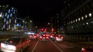 Driving Thru On Around 01-14-2022 Brooklyn Queens BQE New York NYC at Night Part-01 of 03 - 4K