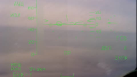 Su-30SM combat sortie - HUD footage of attack against BUK missile system