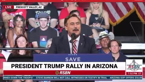 Trump Rally in Arizona: Mike Lindell speaks at Trump Rally in Arizona #TrumpWon (July 22)