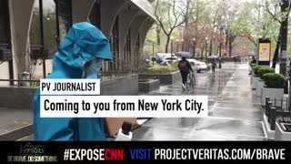 CNN's Brian Stelter Confronted by Project Veritas Journalist