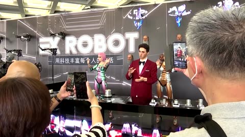 Robot or human? Realistic bots showcased at China expo