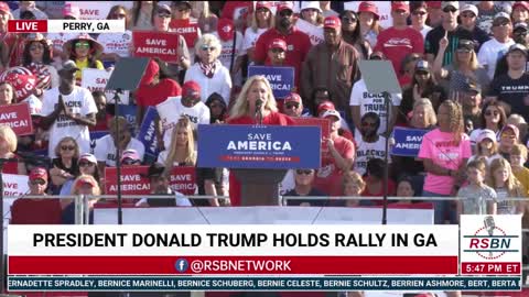 Rep. Marjorie Taylor Greene FULL SPEECH at Save America Rally in Perry, GA 9/25/21