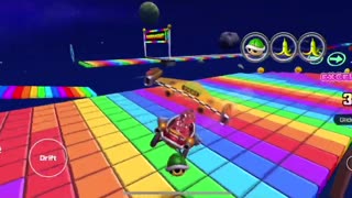 Mario Kart Tour - Para-Wing Kart Gameplay (Peach vs. Daisy Tour Tier Shop Reward)