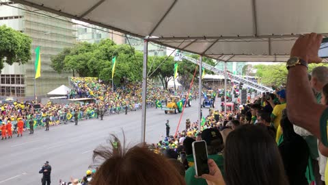 Brasilia, sete de setembro de 2022, homenagem ao agro.