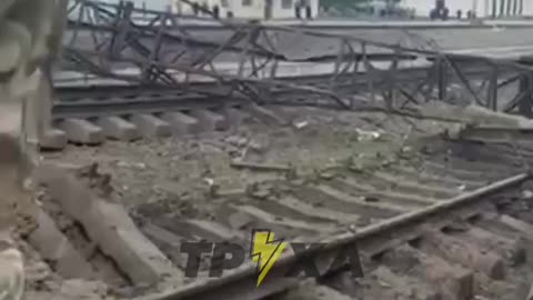 Ukraine War - Consequences of a morning missile attack on a railway junction