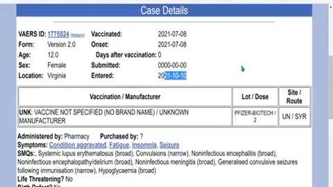 EXPOSED !! VAERS CAUGHT CONCEALING EUTHANASIA SHOTS !! MUST WATCH !! GET SHARING !!