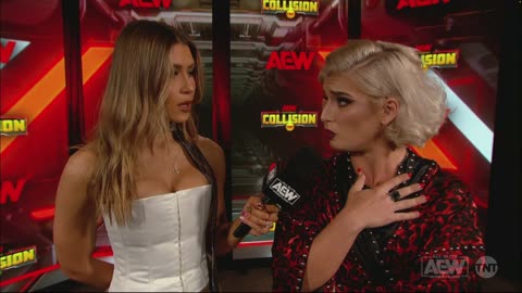 Lexy Nair interviews The Illustrious Toni Storm - AEW Collision (8/12/23)