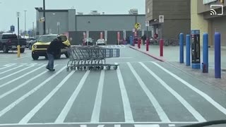 Slippery Time in Parking Lot