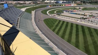 Cars Racing Around Kansas Speedway 2