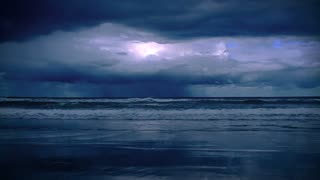 Ocean Thunderstorm With Music & Thunder
