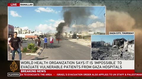 Israeli attacks continue as people flee to north Gaza