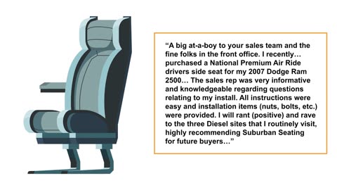 Suburban Seats & Safety Testimonials