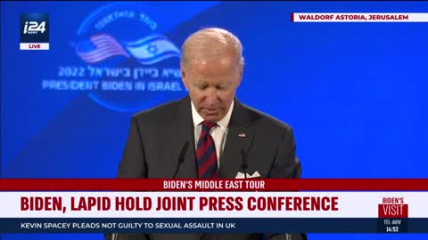 Biden,lapid hold joint press conferance