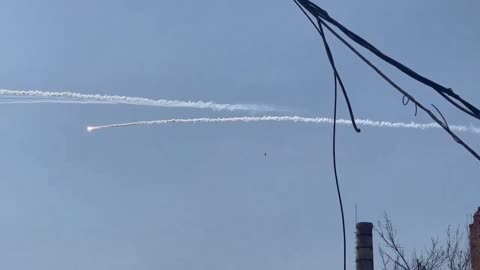 Two SU-25 "Frogfoots" flying over Chasov Yar airspace