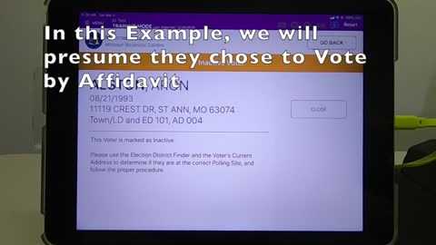 MO County - PP9 Affidavit Ballot Procedure