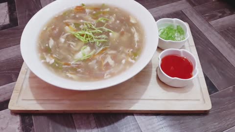 Hot and Sour Soup | Chicken Hot & Sour Soup